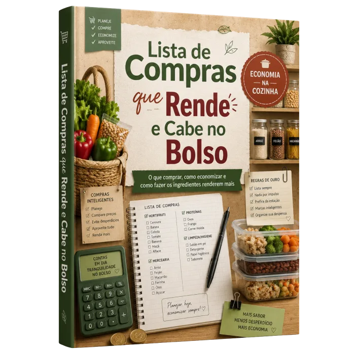 Lista de Compras que Rende e Cabe no Bolso