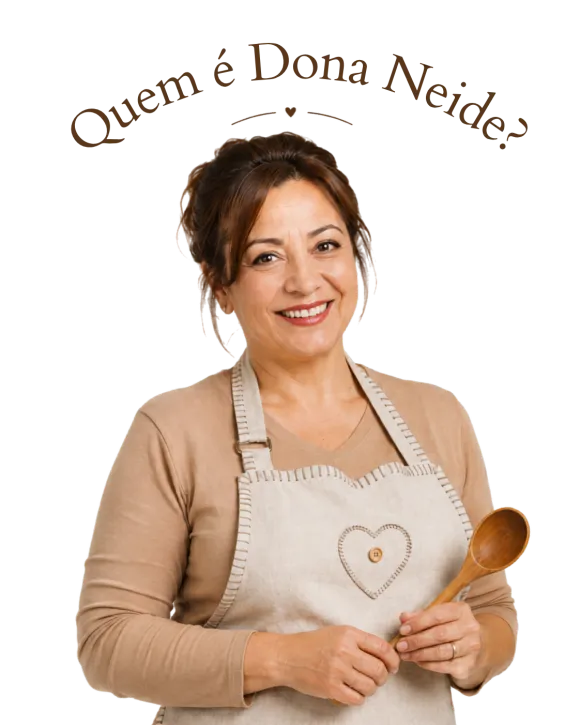 Dona Neide, criadora do Cardápio de Inverno Quentinho